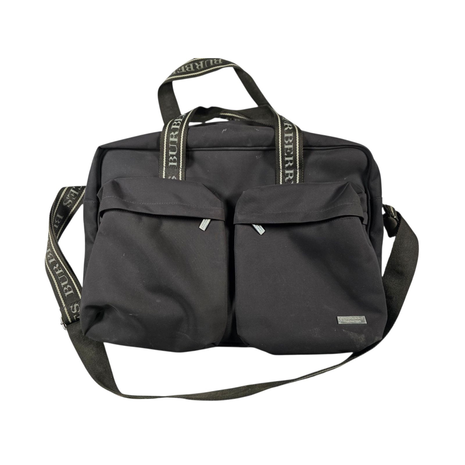 Burberry Fragrance Weekend Sport Bag Duffle Brown Logo